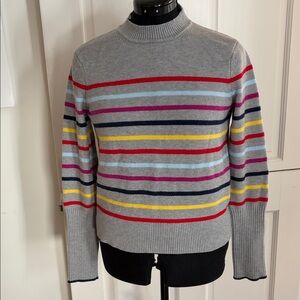 La Ligne Multicolor Striped Crew Neck Sweater
